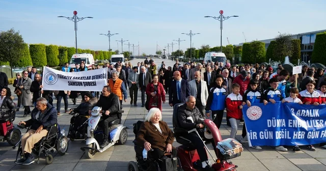 Samsun da 9 bin 115 engelli, evde bakım hizmeti alıyor 3 Aralık Dünya Engelliler Günü Farkındalık Yürüyüşü Samsun Haberleri