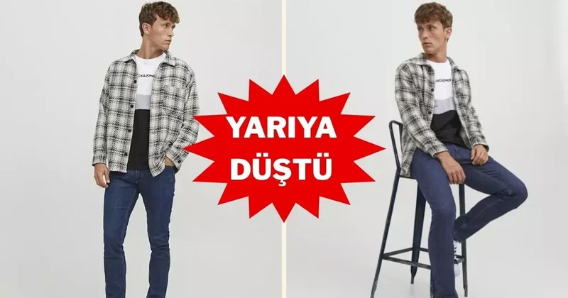 Jack & Jones kot pantolonun fiyatı yarıya düştü!