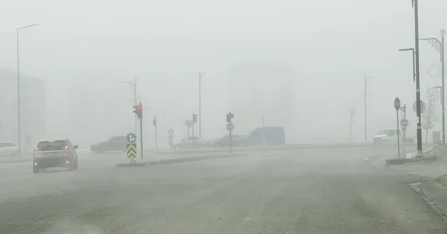 Sivas ta yoğun sis Sivas Haberleri