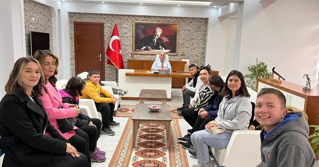 Kaymakam İlhan, özel öğrencileri ağırladı Muğla Haberleri