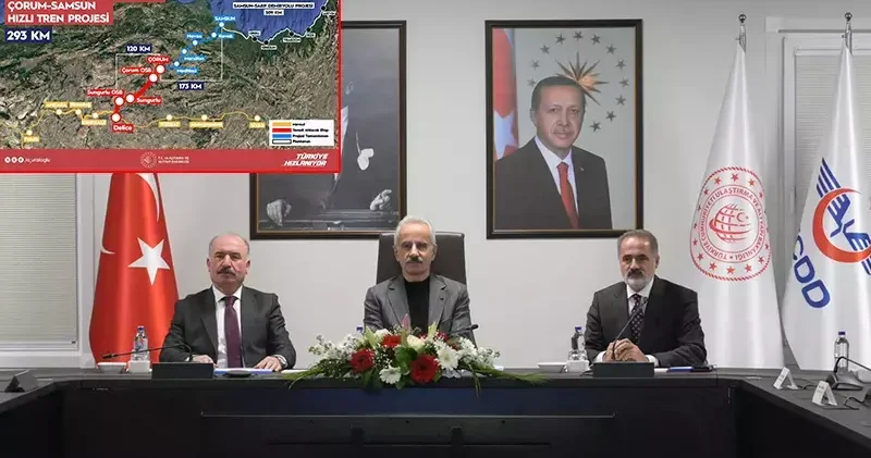 Bakan Uraloğlu: Delice Çorum hızlı tren hattında yüzde 13,75 ilerleme sağlandı