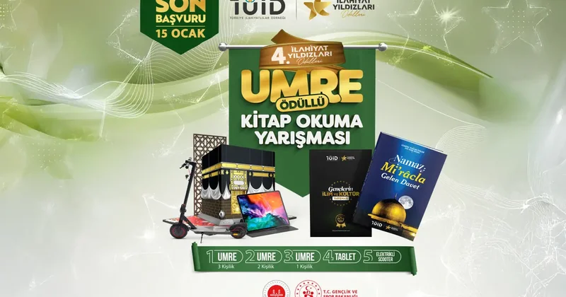 TÜİD den umre ödüllü kitap okuma yarışması