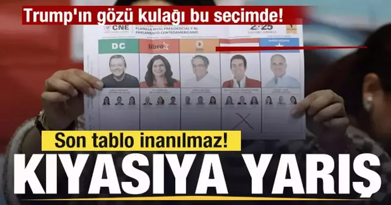 Trump ın gözü kulağı bu seçimde! Son tablo inanılmaz! Kıyasıya yarış!