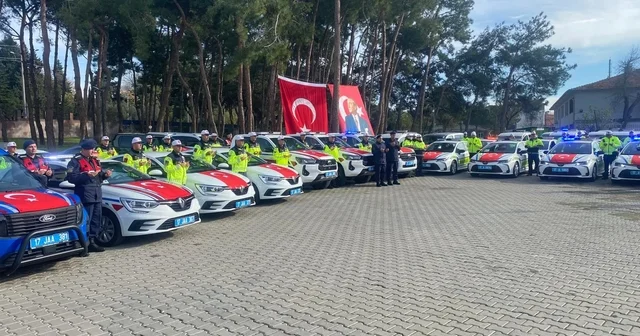 Çanakkale de kolluk birimlerine 95 yeni araç Çanakkale Haberleri