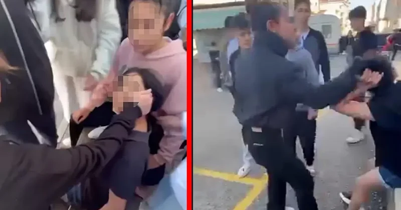 SON DAKİKA: Antalya da akılalmaz akran şiddeti! Kız öğrenciyi yumruklayıp saçından sürüklediler! İşte o anlar