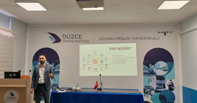 Öğrencilere ERP yi anlattı Düzce Haberleri