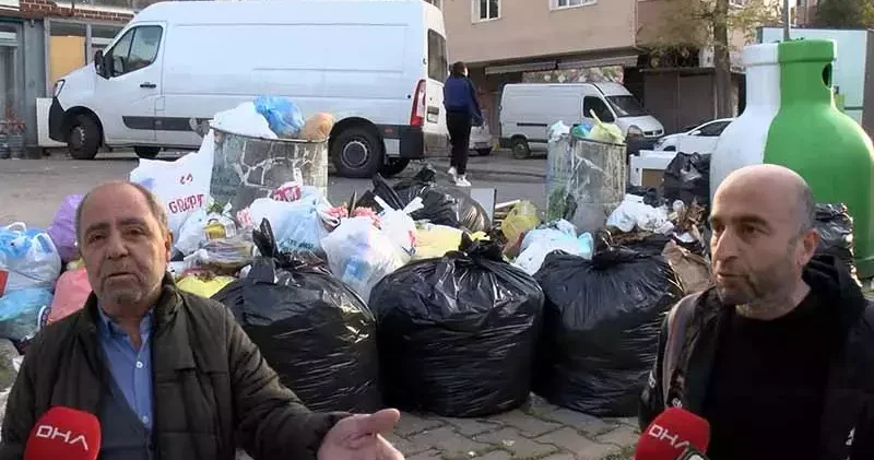 Maltepe de çöpler toplanmadı; ilçe sakinleri isyan etti