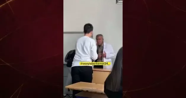 Lisede skandal görüntüler! Öğretmenleriyle alay edip video çektiler