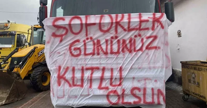 Bilecik’te ilginç bir Dünya Şoförler Günü kutlaması