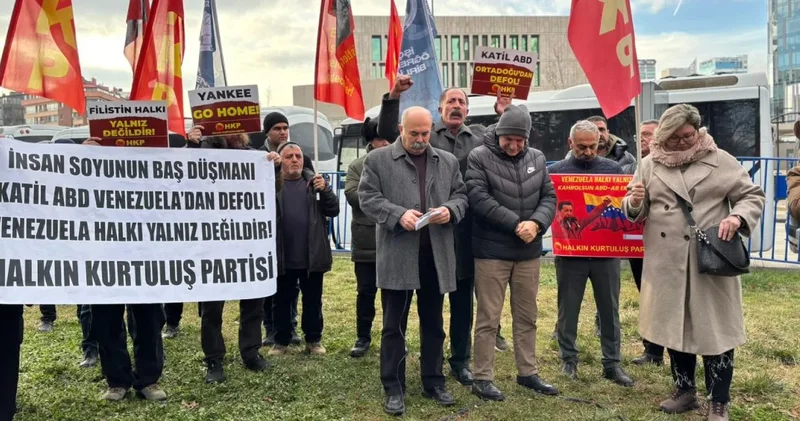 HKP den Venezuela protestosu: Bu haydut devlet adım attığı yere ölüm meleğini de götürmüştür