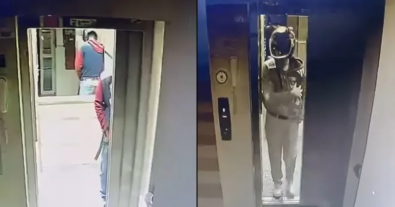 Adana da asansöre idrarını yapan hırsız damdaki kuşları çaldı!