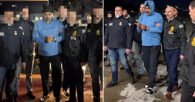 Maduro ve Eşi ABD ye Getirildi