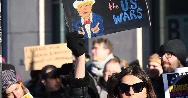 Maduro yu kaçırılması Brüksel de protesto edildi VİDEO İZLE