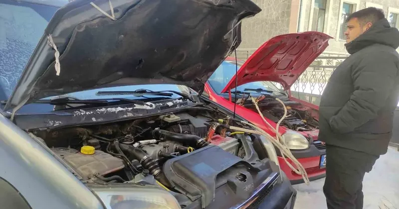 Ardahan’da Sibirya soğukları başladı, Göle eksi 36’yı gördü