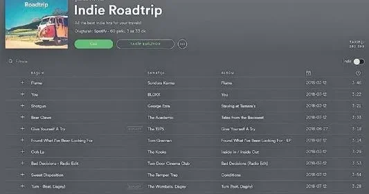 FUNDA KARAYEL Flörtten müzik listesi dökümü istemek