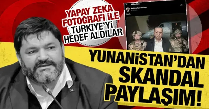 Yunanistan dan yapay zekalı skandal provokasyon: Cumhurbaşkanı Erdoğan ı hedef aldılar!