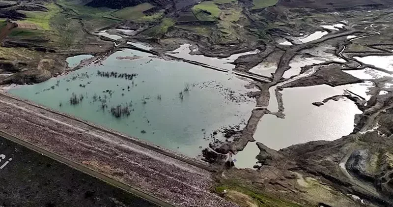 Tekirdağ da Naip Barajı nda doluluk yüzde 1 in altında