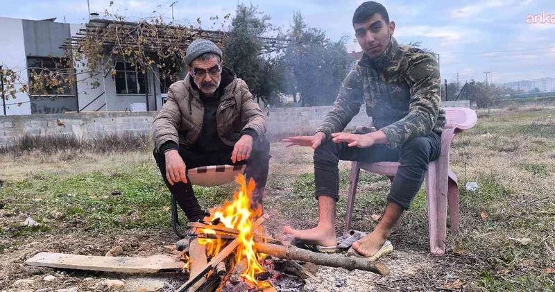 Evi yanan vatandaş çaresizliğini böyle anlattı: 10 gündür sokaktayız, soğuktan gözlerimiz yaşarıyor