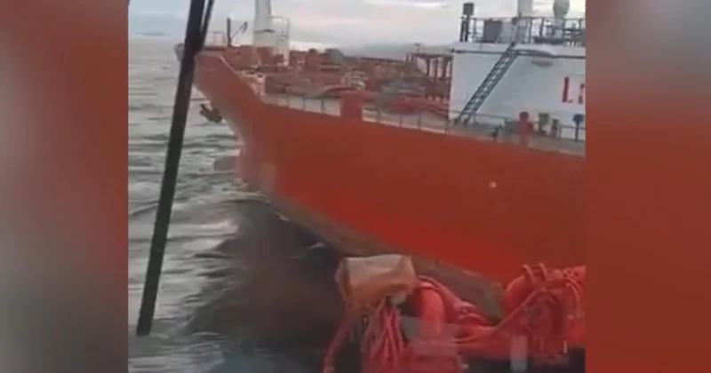 Marmara da arızalanıp sürüklenen LPG gemisi kurtarıldı