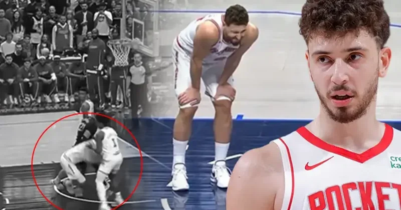 Alperen Şengün e nazar değdi! Maçın 52.saniyesinde sakatlanıp, yerde kaldı Fanatik Gazetesi Basketbol Haberleri Spor