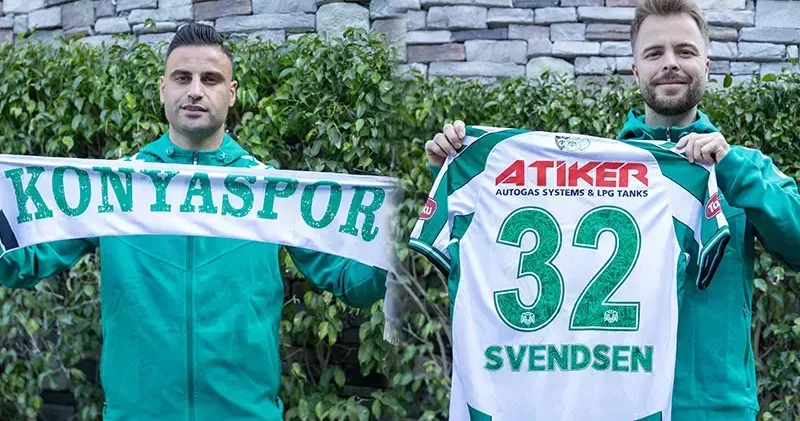 Konyaspor, Sander Svendsen ve Deniz Türüç ü renklerine bağladı