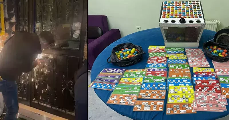 Polis spiralle kapıyı keserek baskın yaptı; 43 kişiye 498 bin lira kumar cezası
