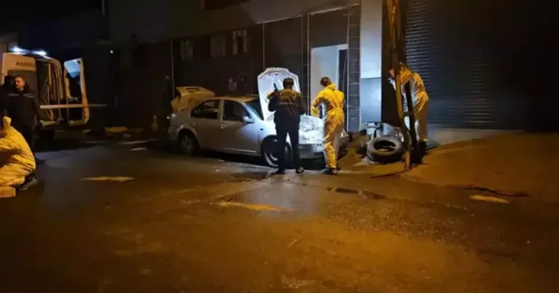 Evsiz kişinin ısınmak için girdiği araç sonu oldu