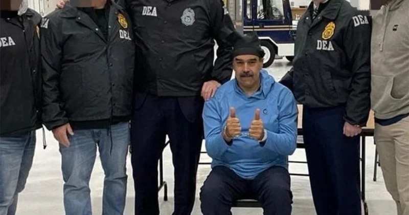 ABD, kaçırdığı Maduro nun yeni fotoğrafını yayınladı Sözcü Gazetesi