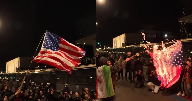 Maduro nun esir alınmasına dünyadan tepki: ABD bayrakları yaktılar