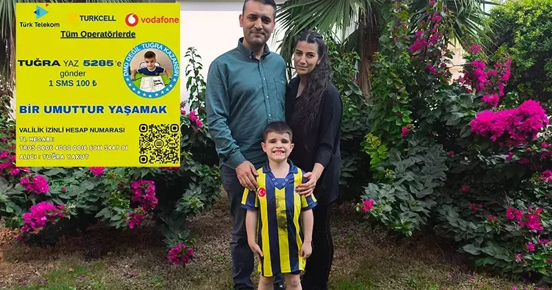 15 Temmuz gazisi polisin DMD hastası oğlu Tuğra, iyileşip FB’li futbolcularla tanışmak istiyor