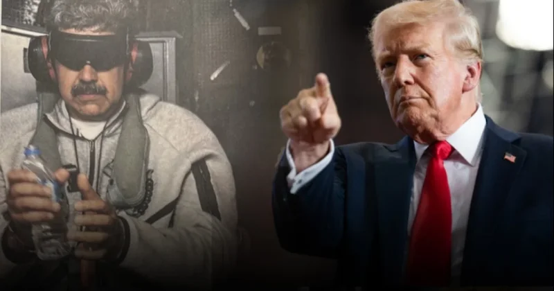 İşte Maduro nun son anları... Güvenli odanın kapısına kadar kaçabildi Sözcü Gazetesi