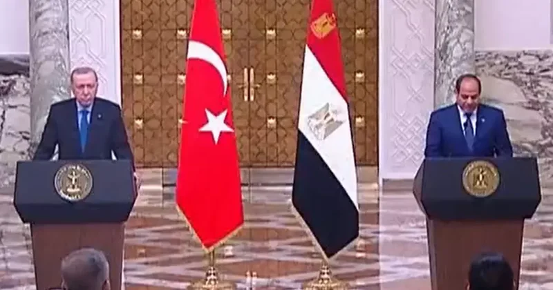 Cumhurbaşkanı Erdoğan, Sisi ile bir araya geldi, İran için diplomatik çözüm çağrısı yaptı