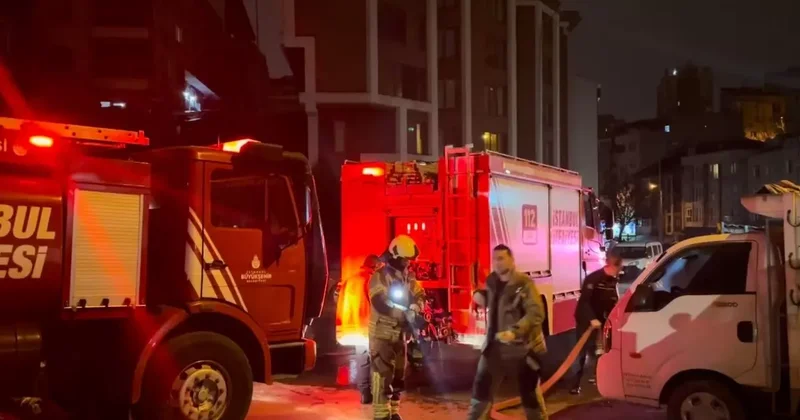 Kağıthane’de metruk binada şüpheli yangın