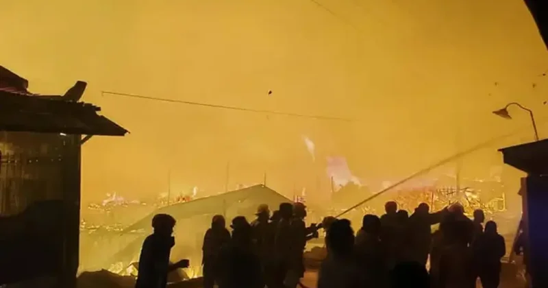 Filipinler de yangın: 1000 de fazla ev kül oldu, 5 bin kişi tahliye edildi