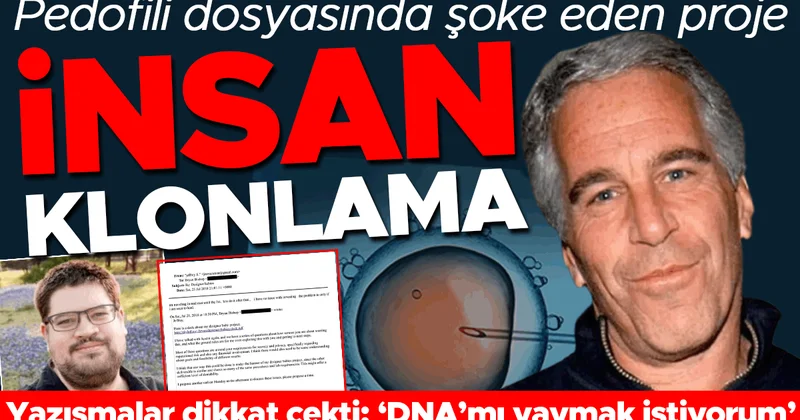 Pedofili dosyasında şoke eden proje: İnsan klonlama ‘İnsanlık soyuna DNA’mı yaymak istiyorum’