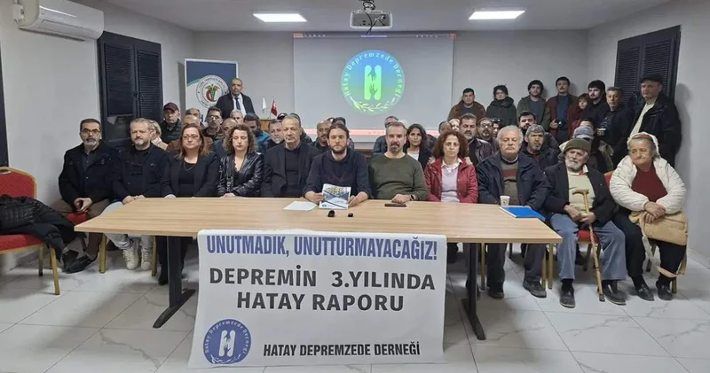 Hatay ın 3. yıl deprem raporu açıklandı: Hatay normalleşmedi