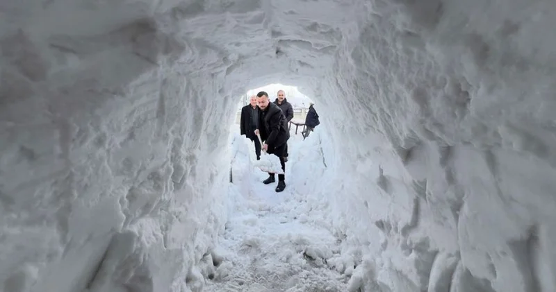 Rusya değil Hakkari! İş yerine böyle gidiyor! Son dakika haberleri