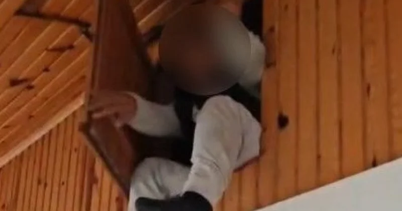 Yalova da firari hükümlü tavandaki gizli bölmede yakalandı