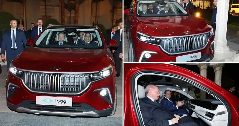 Cumhurbaşkanı Erdoğan dan Sisi ye Togg hediyesi Politika Haberleri