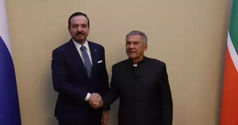 AK Parti Genel Başkan Yardımcısı Zorlu, Tataristan Cumhuriyeti Reisi Minnihanov la görüştü