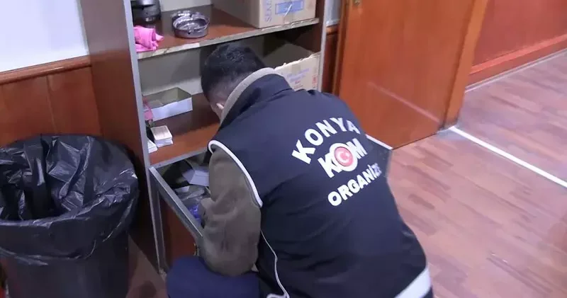 Konya da organize suç örgütüne operasyon: 25 gözaltı