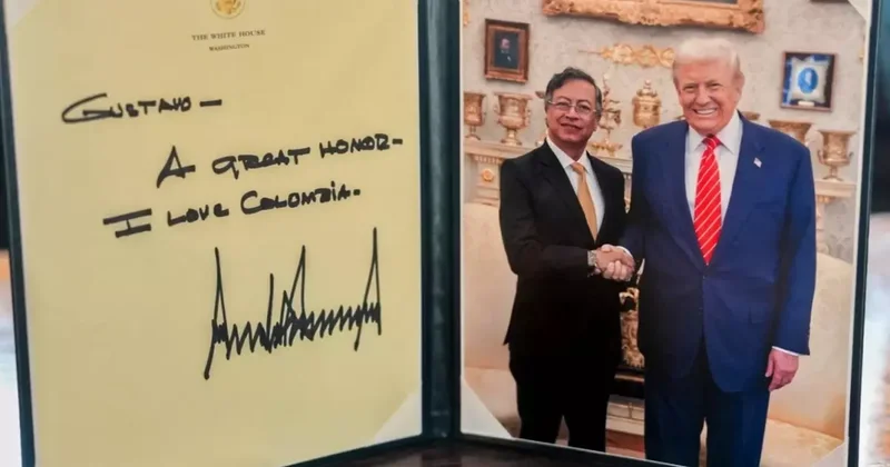 Tehditler yerini dostluğa bıraktı: Trump ve Petro dan Beyaz Saray da dostluk gösterisi