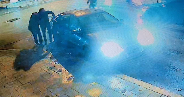 Çarptığı motosiklet sürücüsünü otomobiliyle hastaneye götürdü; o anlar kamerada Edirne Haberleri