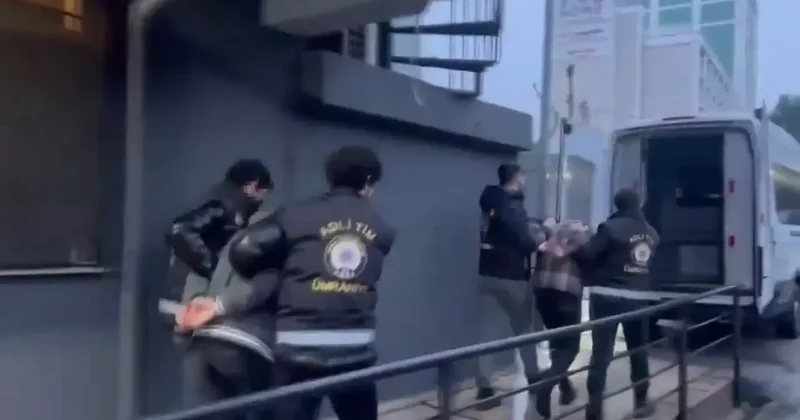 Ümraniye de kaçak silah operasyonu: 6 şüpheli tutuklandı