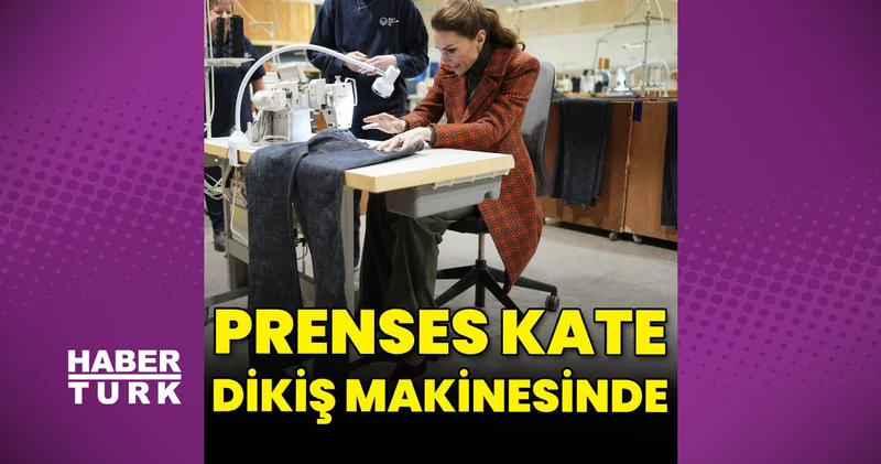 Prenses Kate Middleton kraliyet ziyaretinde dikiş dikti