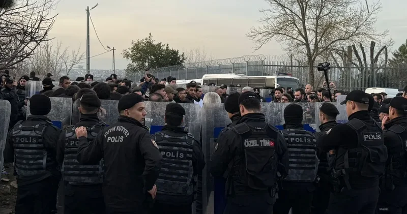 Migros depo işçilerine patronun evi önünde abluka! Çok sayıda gözaltı