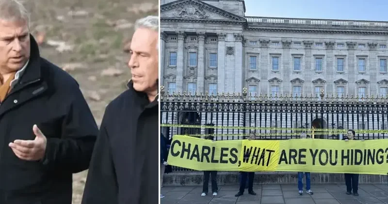 Kraliyet Ailesi nin Epstein iddialarına sessiz kalmasına tepki: Buckingham Sarayı na Suç mahallidir girilmez şeridi çekildi Gündem Haberleri