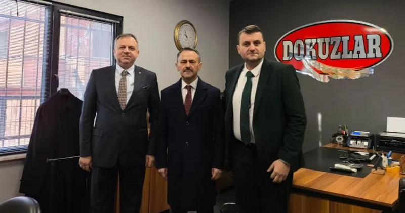 Validen AKP li ilçe başkanının iş yerine ziyaret