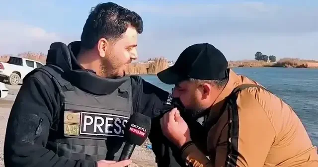 Suriyeli adam muhabirin kolundaki Türk bayrağını öptü: 85 milyonun başımın üstünde 15 sene misafir ettiniz VİDEO İZLE
