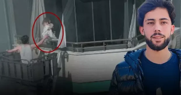 Adana haberleri Adana da bebeği ve babasını yangından kurtaran genç: Baba az kalsın aşağı atıyordu 04 Mart 2026